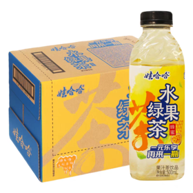 娃哈哈蜂蜜水果绿茶 500ml*15瓶/件
