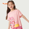 安踏儿童短袖T恤2025夏女小童小马宝莉联名圆领卡通短T恤362529104 商品缩略图1