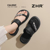 ZHR则则厚底增高拖鞋夹趾人字拖外穿2025夏新款海边水钻沙滩凉鞋 商品缩略图7