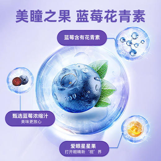 英贝健蓝莓叶黄素酯软糖60g/瓶*4瓶装 商品图8