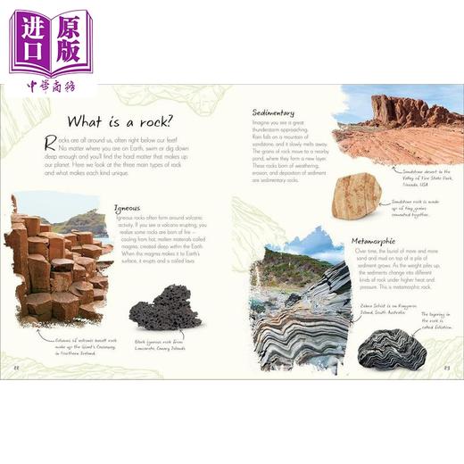 【中商原版】DK矿石选集 An Anthology of Rocks and Minerals 英文原版 儿童科普绘本 配精美的照片和插图 进口童书 精装 商品图4