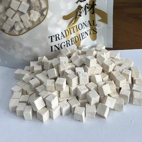 小森浅造--茯苓，精选部位，无硫熏品质高，颜色微黄色，少许带点褐色，煮水、煲汤、煮粥，甜品统统可以，500g/袋