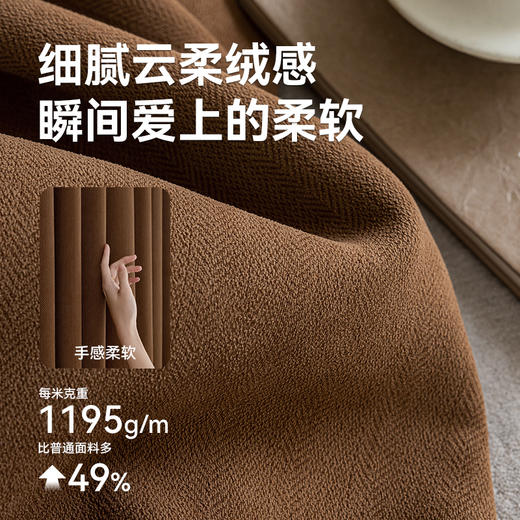 【从礼】金蝉加厚雪尼尔窗帘 商品图3