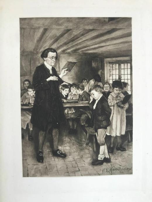 1898年 戈德史密斯《荒弃村庄》 12幅插图 漆布精装32开 商品图11