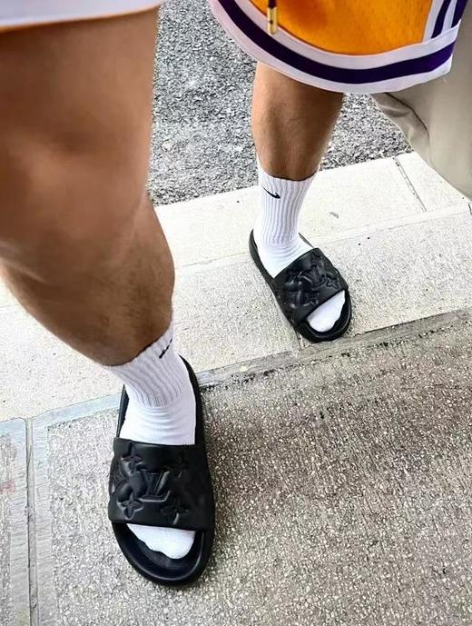 驴家 舒适简约浮雕拖鞋沙滩鞋（HC） 商品图7