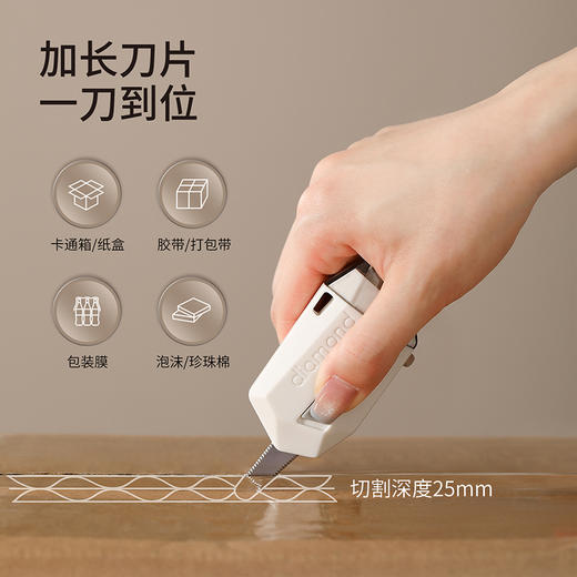 FaSoLa多功能美工刀便携随身迷你磁吸拆快递刀热敏纸涂改液喷雾 商品图2