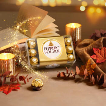 费列罗 巧克力礼盒 30粒375g 榛果威化 糖果 生日礼物 伴手礼 零食 /休闲食品 /巧克力 /果仁巧克力 商品图1