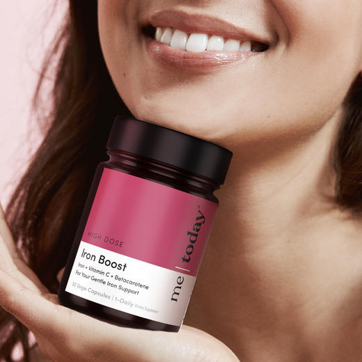 【一口价】(3瓶装）metoday铁剂VC胡萝卜素易吸收口服铁剂胶囊 商品图6