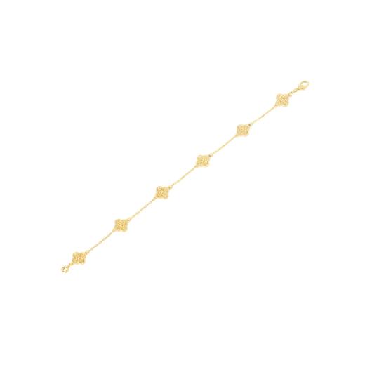 梵克雅宝 镭射四叶 幸运 六花手链 六朵小巧的四叶草花朵 商品图3