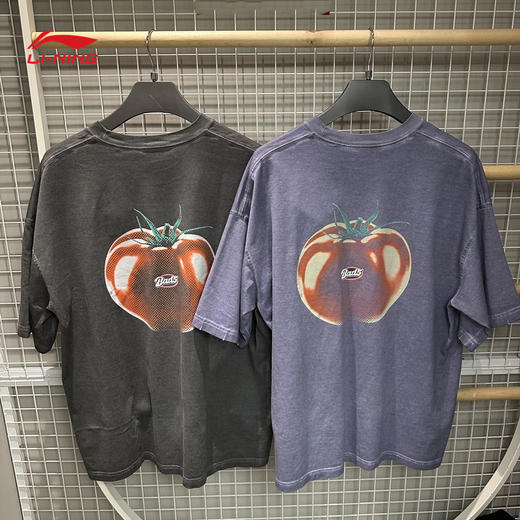 李宁运动T恤2025秋季新款反伍篮球系列男子宽松短袖圆领衫AHSV215 商品图1