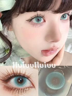 <月抛中直径>-Yeelens月抛-孔雀羽 绿-14.5mm【月抛 0-800度 不含525/575】