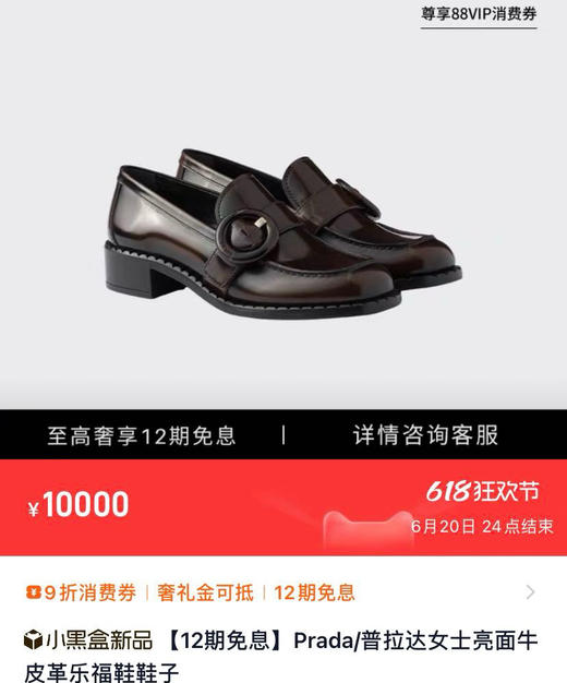 高端定制Prad/a 25S秀场意大利皮乐福鞋 商品图10