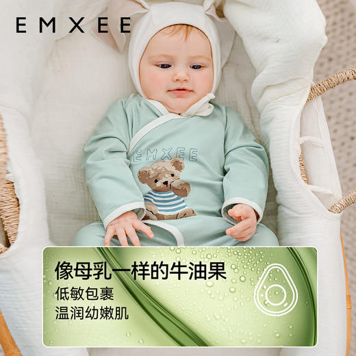 【宝宝服饰】嫚熙果果衣丝柔果棉婴儿连体衣蝴蝶衣初生宝宝纯棉衣服新生儿爬服 商品图1