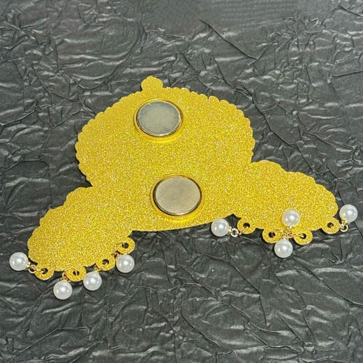 【宋朝皇后凤冠冰箱贴】九龙花钗冠锌合金金属磁贴 商品图3