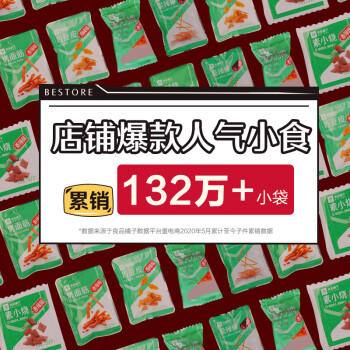 良品铺子 火辣大满贯618g零食大礼包辣条大辣片休闲零食办公室小吃量贩装 /休闲食品 /肉类零食 /肉类零食礼包/礼盒 商品图6