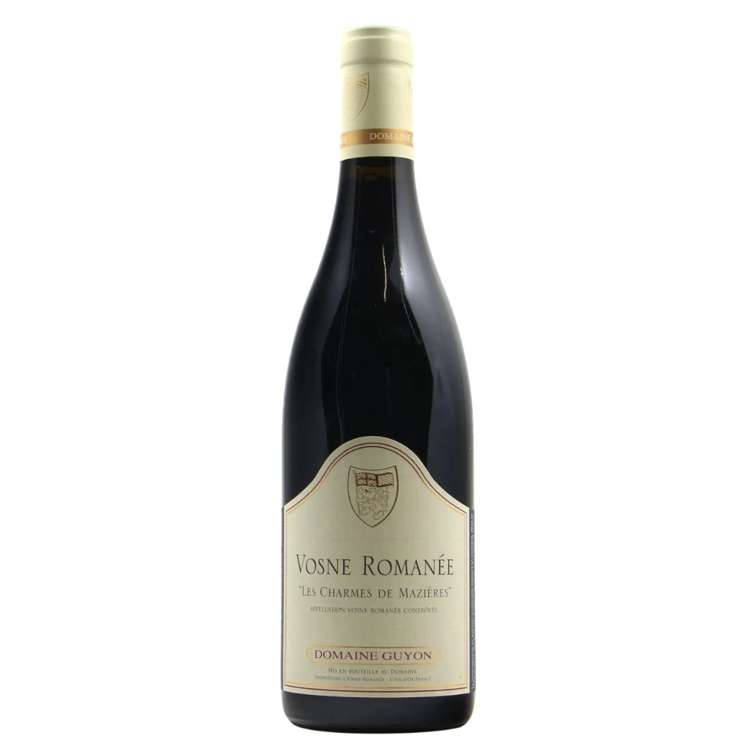 【跨境商品】吉雍酒庄沃恩罗曼尼夏姆玛泽红葡萄酒 Jean Pierre Guyon Vosne-Romanee Les Charmes de Mazieres 2012