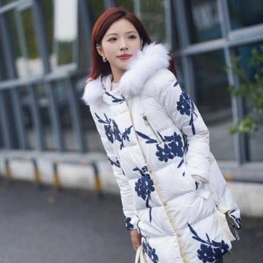 S125 臣禾国风青花瓷羽绒服9234070652 商品图0