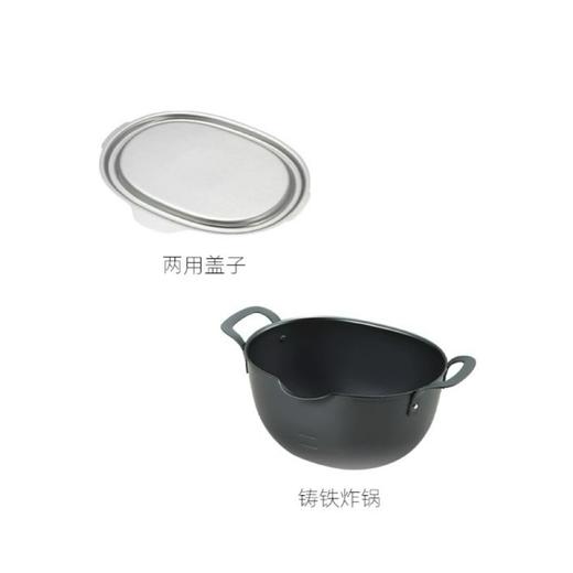 吉川日本进口AIKATA铸铁天妇罗油炸锅 油炸锅+锅盖+滤网 商品图8