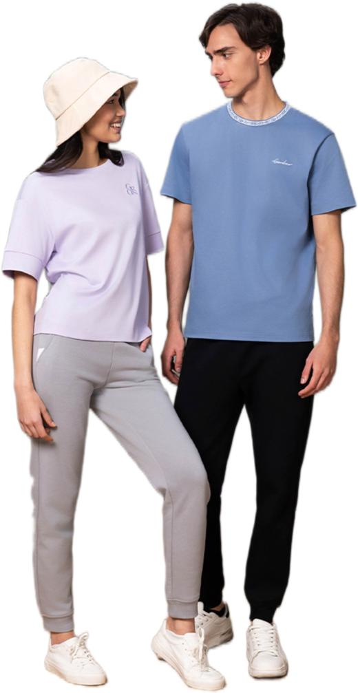 佐丹奴女装SS25商场同款【全面液氨】纯棉字母刺绣短袖T恤05325219 商品图6