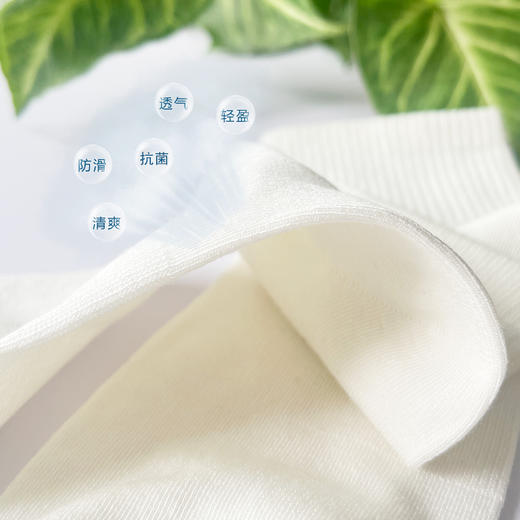 【4双装】春夏女士蚕丝蛋白护肤抗菌短袜 商品图1