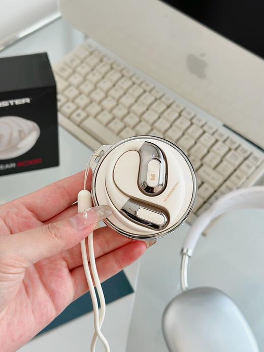 【Monster魔声挂耳式耳机AC330型号MH22208】✅不入耳，舒适无感佩戴，跳舞不掉！ ✅升级款，提升喇叭音质，不带耳套！-LB 商品图9