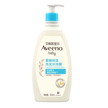 艾惟诺（Aveeno）艾维诺婴儿洗发水沐浴露二合一儿童安心洗沐二合一532ml补水保湿 /母婴 /婴童洗护 /洗发沐浴 商品图1
