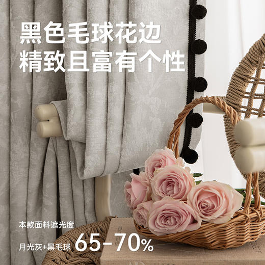 【唐顿庄园】金蝉色织提花工艺窗帘 商品图4