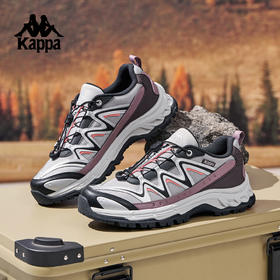Kappa卡帕背靠背跑鞋女款新款情侣登山鞋复古百搭休闲运动鞋子男K0FY5MC58