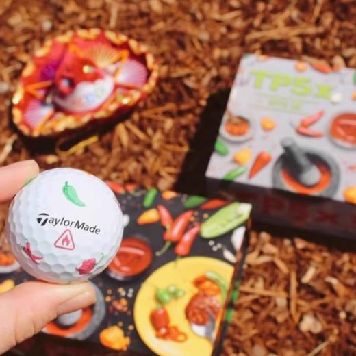 TaylorMade泰勒梅新款辣椒主题Peppers高尔夫球TP5/TP5x五层球 商品图1