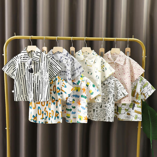 【39.9元/2件任选】儿童纯棉衬衫、阔腿裤、、梭织裤、短裤、带防晒袖的T恤短袖夏季产品大合集2件任选 商品图1