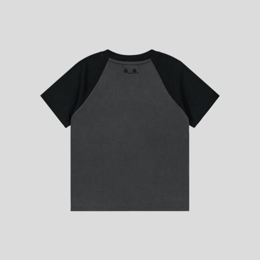 GOODBAI GOODEES烫钻logo拼色插肩短袖T恤 商品图4