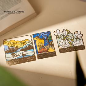 物兮物 致敬大师系列 杏花透光书签 咖啡馆透光书签 日出透光书签