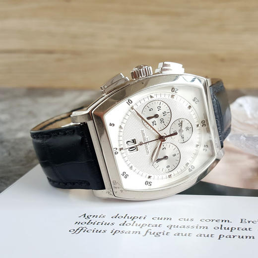 【95新】VACHERON CONSTANTIN 江诗丹顿马耳他系列49180/000G-9360自动机械40*50MM（男款）日期显示、计时现售价：106000！080625JJ25 商品图4