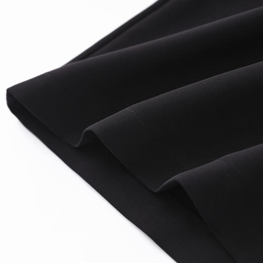 「高货wl」全新升级【铂金会员330/天猫439/差价109】(04957)洛诗琳高级感撞色褶皱花边连衣裙2025收腰时尚气质系带裙 商品图3