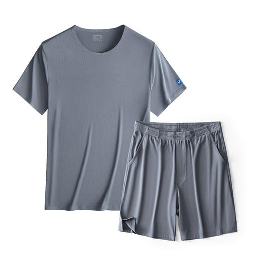 80支冰丝莫代尔男士休闲套装 轻薄柔软舒适清凉裸感套装 商品图4