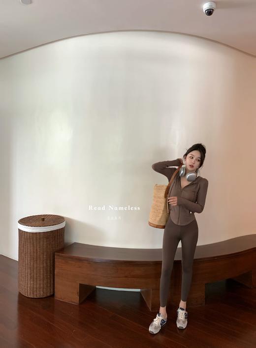 Read Nameless /咖色防晒帽衫+咖色超薄软瑜伽裤 2025/6/12 商品图3