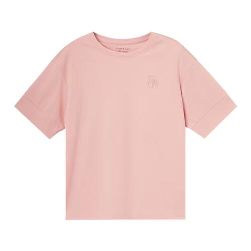 佐丹奴女装SS25商场同款【全面液氨】纯棉字母刺绣短袖T恤05325219 商品图8