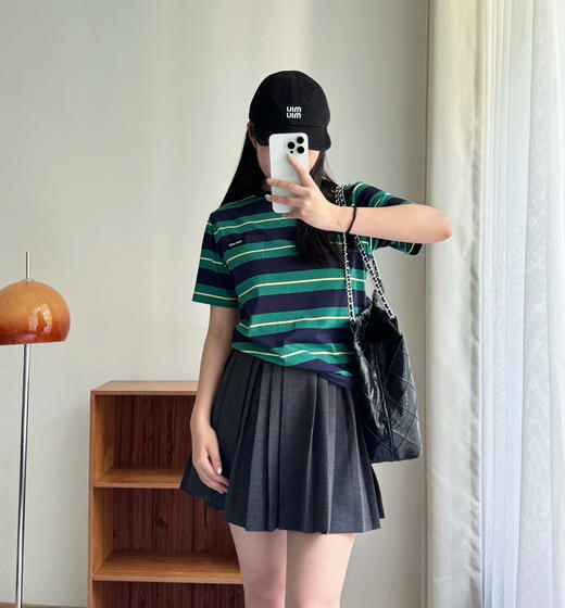 miumiu女士条纹短袖T恤061002 商品图10