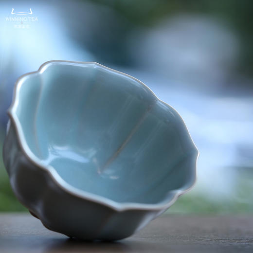 问鼎汝瓷鼎峰系列天青宝相碗（小） 商品图2