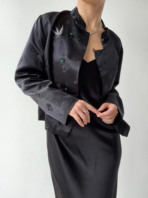 丝所｜24W037A 新中式雅趣外套［ 黑 ] 商品图0