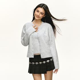 Ariseism 美式复古针织吊带上衣两件套套装女春秋新款