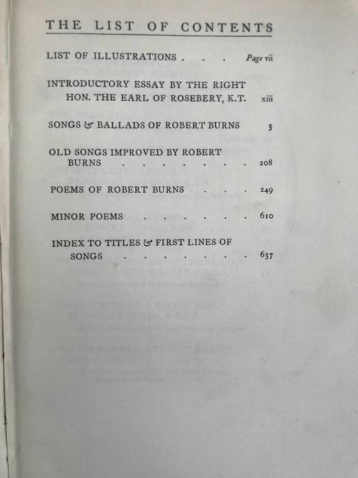 1912年 彭斯歌谣与诗歌集 46幅彩色手工贴图 漆布精装18开 商品图4