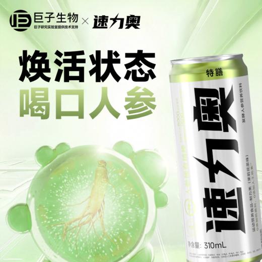 速力奥发酵人参营养饮料 310ml/罐 能量味/茉莉味 商品图2