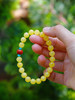 巧也【蜜韵.松瑞】8mm蜜蜡配南红松石手珠国风手串禅意风 商品缩略图7