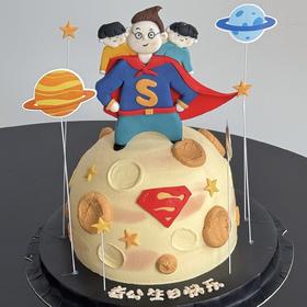 【爸气十足】一家人仪式感生日蛋糕