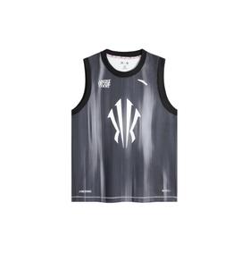 【超值】安踏儿童T恤男女大童透气舒适吸湿速干篮球欧文针织背心372431101R