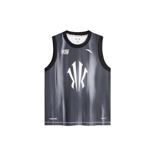 【超值】安踏儿童T恤男女大童透气舒适吸湿速干篮球欧文针织背心372431101R 商品图0