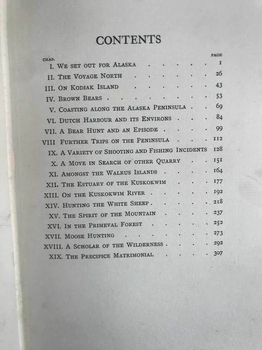 1909年 两个狄安娜在阿拉斯加 约30幅插图 漆布精装大32开 商品图4