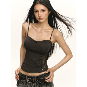 Ariseism 美式复古辣妹吊带背心女夏季新款外穿修身上衣