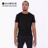 AUMNIE澳弥尼冰霜T恤男款纯黑色休闲百搭款上衣短袖 商品缩略图0